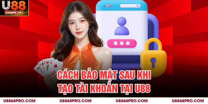 Cách bảo mật sau khi tạo tài khoản tại U88